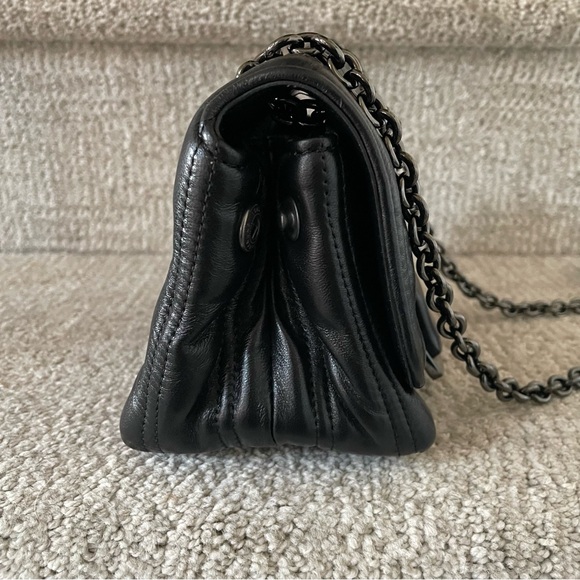 Longchamp Brioche XS Crossbody Shoulder Black Leather Handbag BRAND NEW - Picture 7 of 10